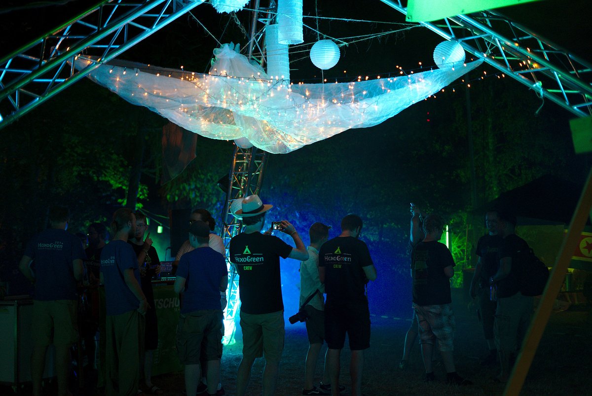 HaxoGreen's tweet photo. Hello fellow hackers. There are 10 tickets left for putting up your tent at the 4 days of haxogreen 2022. #hg2022 from 28-31 july https://t.co/iXQMr4CvKi