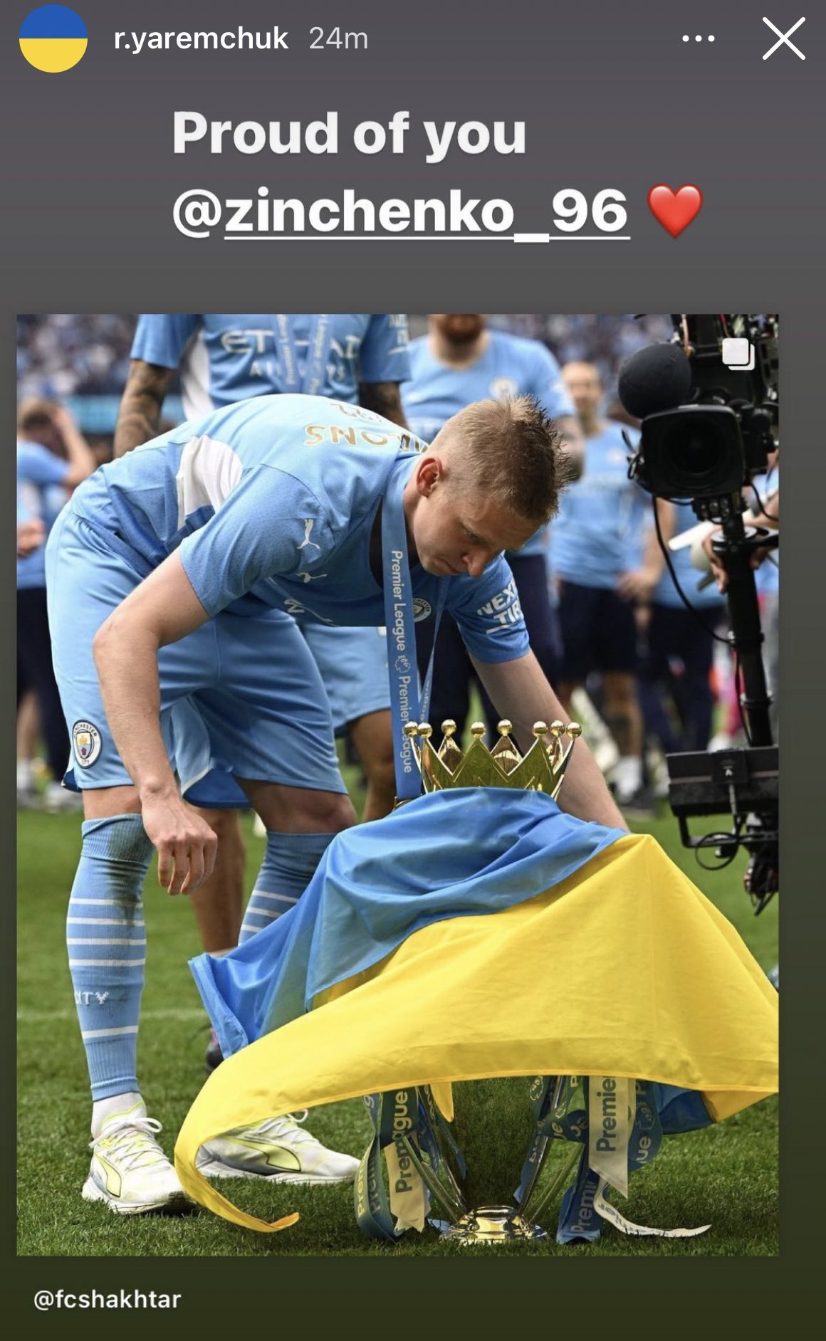 Zorya Londonsk on Twitter "Roman Yaremchuk has taken to IG to