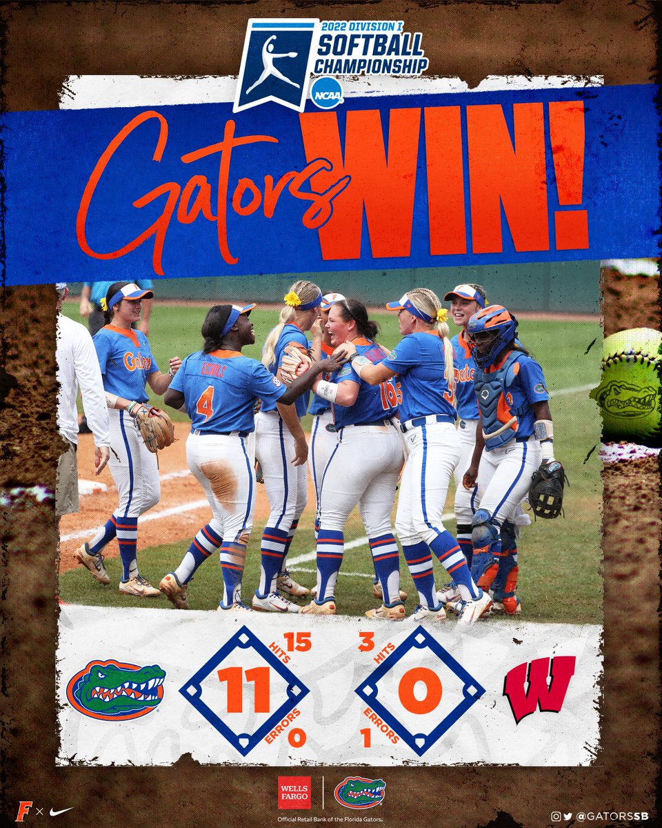 Gainesville Regional Champs 🏆 🔜 Super Regionals!

#GoGators | <a href="/WellsFargo/">Wells Fargo</a>