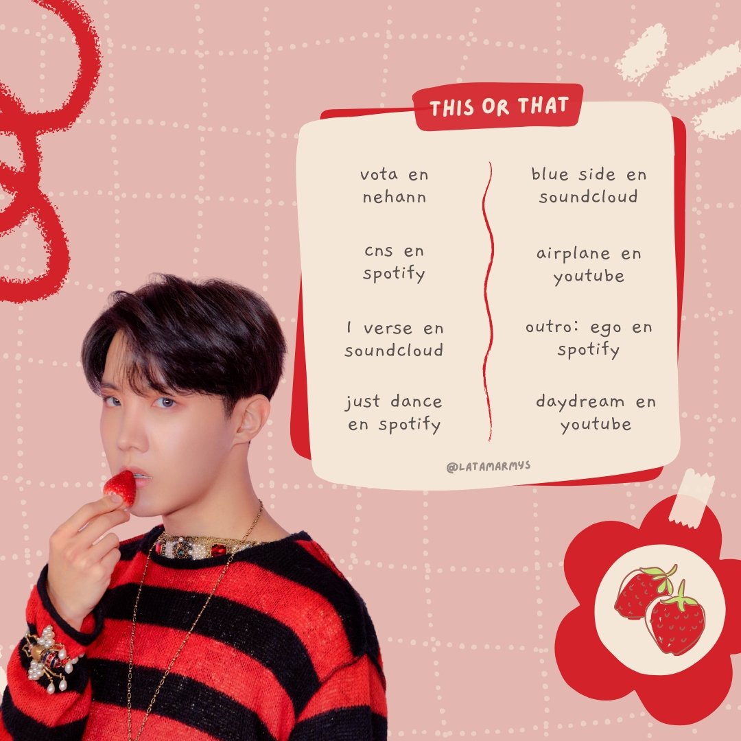 eunwifu's tweet photo. ❤️ |  this or that with hoseok
        cr: @latamarmys 

방탄소년단 제이홉 #방탄소년단제이홉 #JHOPE #제이홉 #ホソク @BTS_twt https://t.co/sQkBcbPxEF