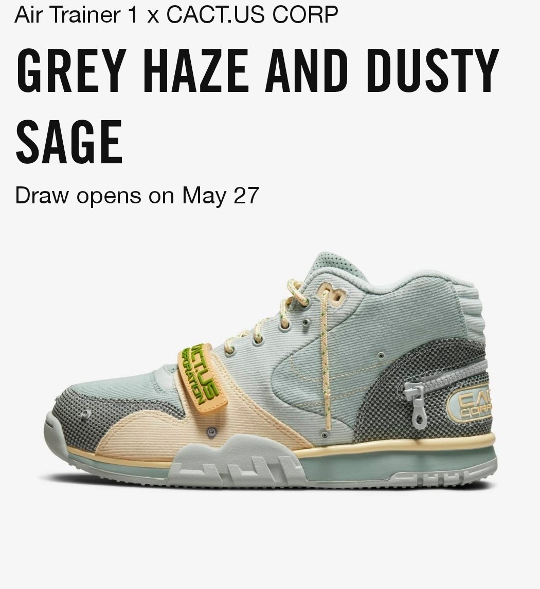 TheAngryFowl's tweet photo. Out of these #Nike #AirMax1 #AirTrainer1 #TravisScott #CactusJack #CactusCorp that drop on May 27 which ones do u like best? https://t.co/LXvk8UtA21