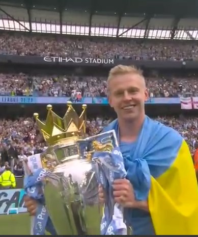 Andrej45028092's tweet photo. Congratulations to #Zinchenko and #ManchesterCity on winning the #PremierLeague2022 https://t.co/7UPP7tsSRT