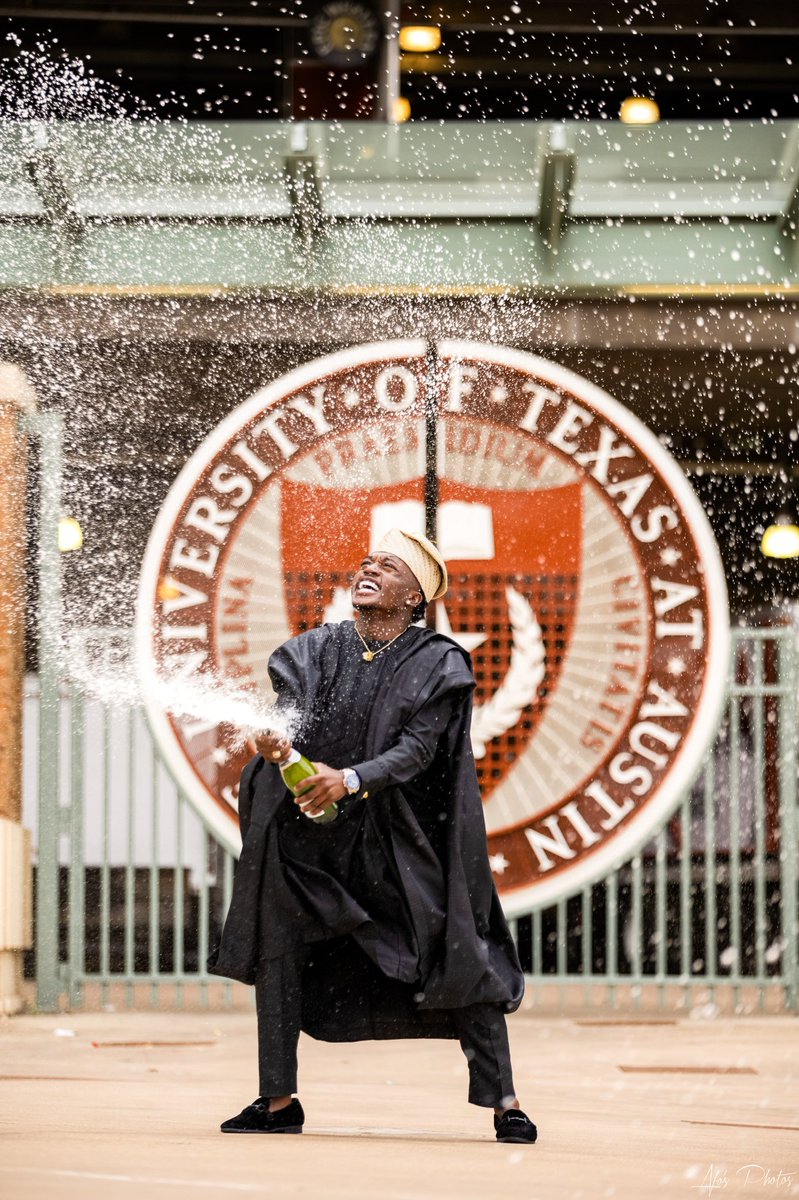 “Never forget where you’re from. It’s only going to make you happier to see how far you’ve come.”

August 20th, 2018 I left my whole family in Nigeria and moved to Texas where I knew no one. 

May 20th, 2022 I walked across that stage very proud of the journey I had.

#TexasEx 🎓