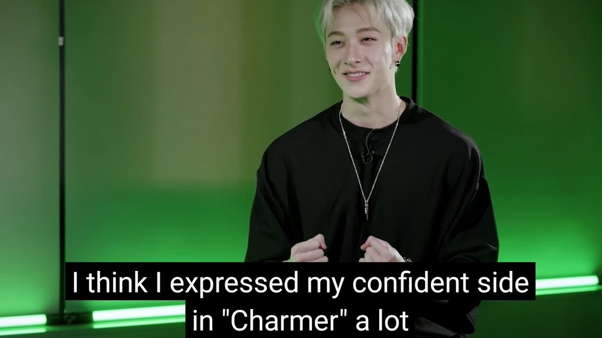 3. CHARMER↬ song about an extremely charming person who everyone falls over for└ "we are going to charm you" expression in the song
