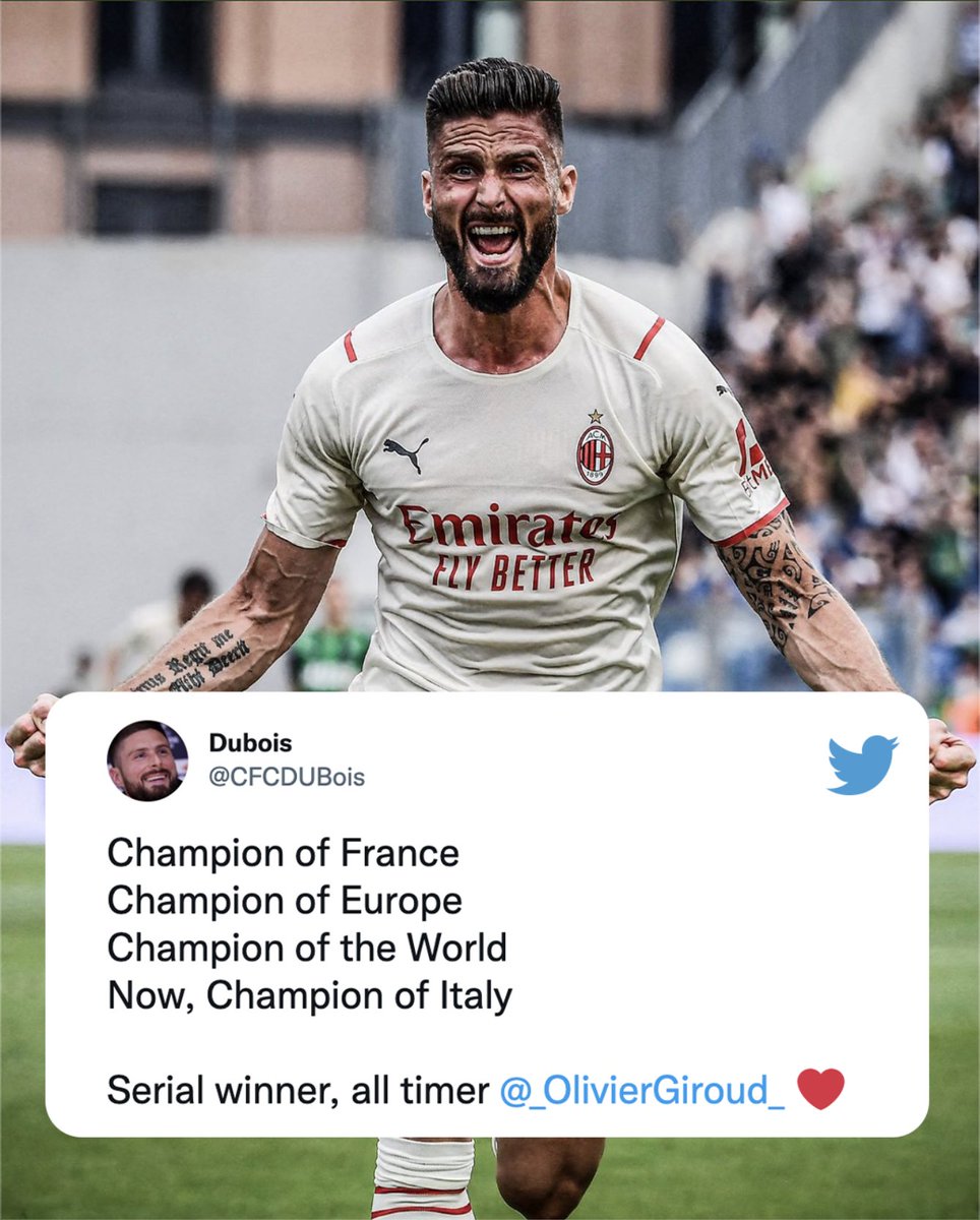 ESPNFC's tweet photo. Olivier Giroud is a born winner.

(h/t @CFCDUBois) https://t.co/1tdGFmFA6p