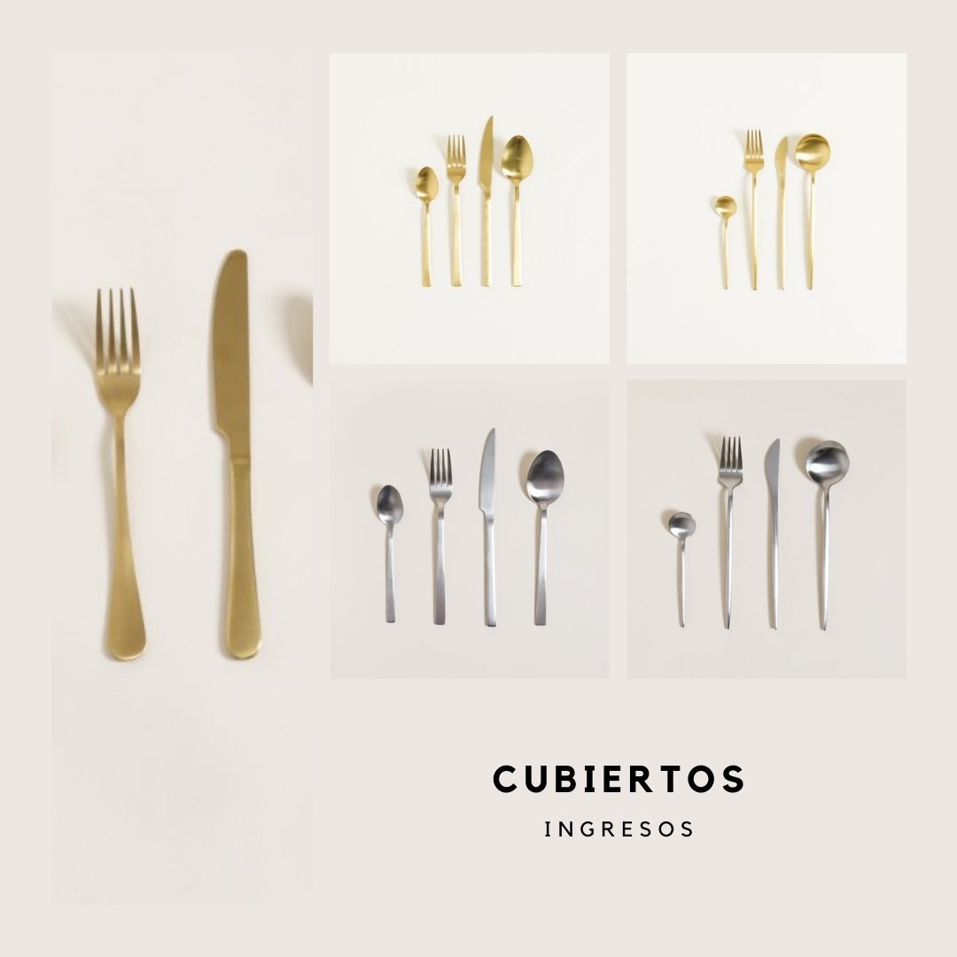 DiranRegalos's tweet photo. SET DE CUBIERTOS PLATA Y DORADO🔥 https://t.co/FSkGBIa5qc