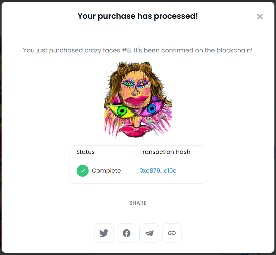 ArtvisionNFT's tweet photo. I have just bought this beautiful piece of art by @artibra_nft 😋 https://t.co/0VojeNr9c4