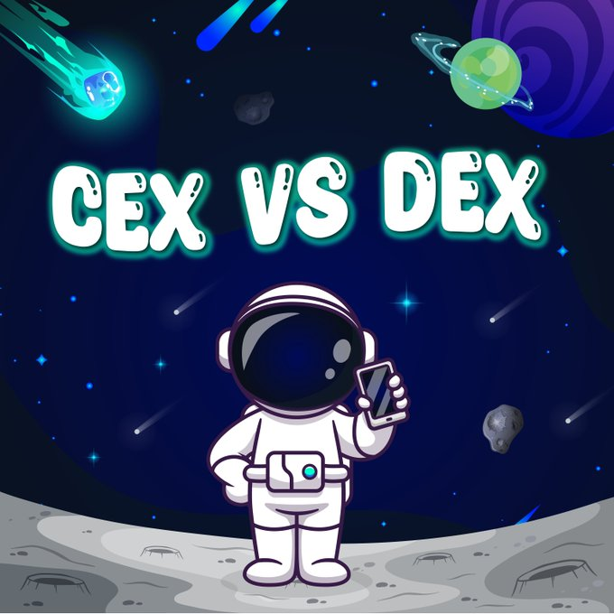 CryptoBoss27's tweet photo. @CoinMarketCap 🤔Which one do you prefer, CEX or DEX❓

💥Centrally Managed exchanges (CEX) ➡️ attracted higher risk of hacking because it held all the cash in one place 🚨⚠️

💥Decentralized Exchanges (DEX) ➡️ enabled users to have full control over their crypto wallet 🚀

#NewBFarm #Crypto https://t.co/oTh7bD7YLz