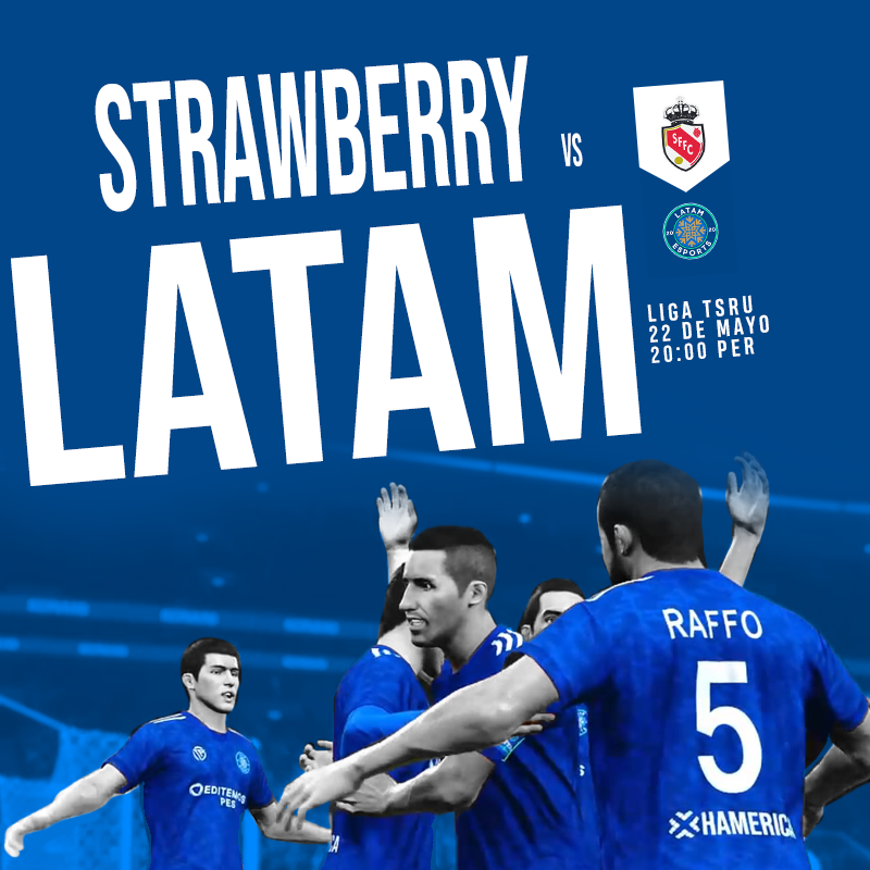 ¡𝐀 𝐏𝐎𝐑 𝐌Á𝐒 𝐕𝐈𝐂𝐓𝐎𝐑𝐈𝐀𝐒! 💪
 
⚽ <a href="/strawberry_ffc/">Strawberry Fields FC</a>  🆚 LATAM eSports
 
🏆 @liga_tsuru
⏰ 8:00 p.m.
🏟 John Lennon Stadium
📲 #LigaTsuru
💻youtube.com/watch?v=Mtxjtz…
 
#VamosLATAM