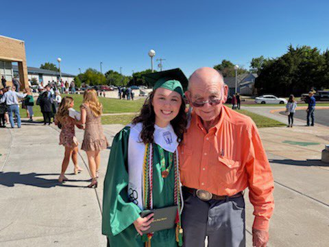 Grandpa was proud of her also