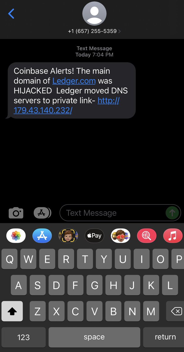 T2_Crypto's tweet photo. #CryptoPSA #PSA NEVER click on links that you didn't ask for! I do not use Coinbase but scammers are trying to fool anyone that does. Scammers use broad topics and hope you fall for it! https://t.co/4uoLcpk2aL