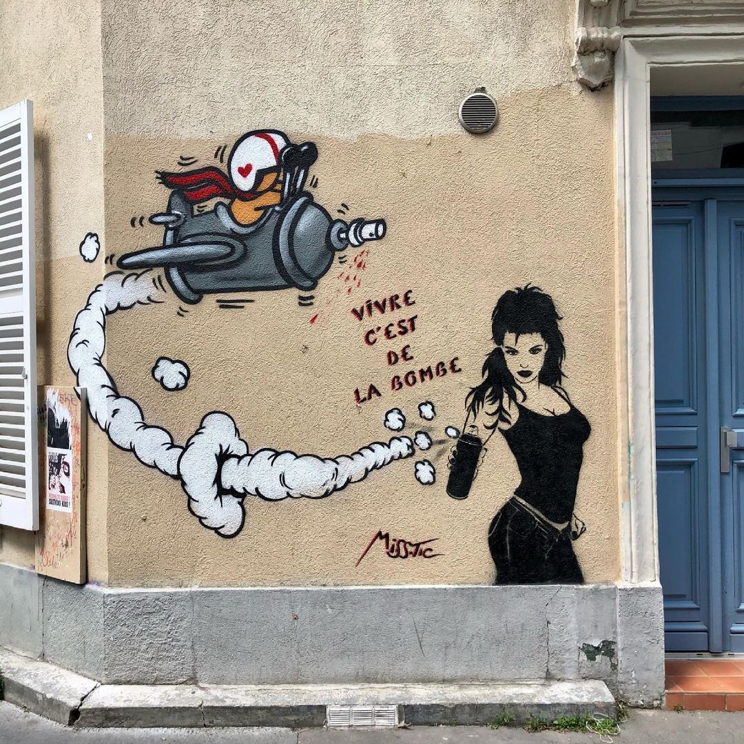 StreetArtUtopia's tweet photo. RIP Miss Tic https://t.co/kA4zs2ibHy