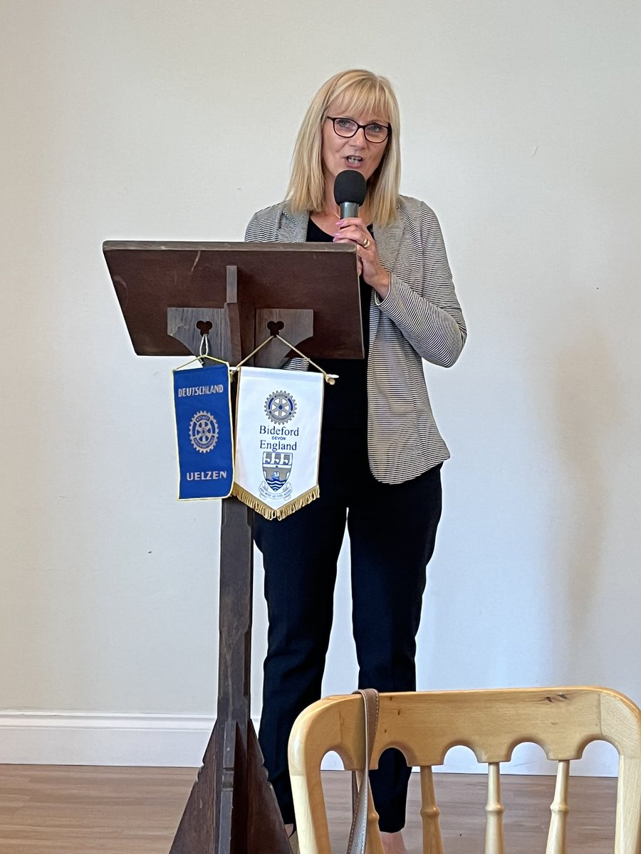 Dave King (@rotaryeditor) on Twitter photo My rusty German skills were put to the test as guest speaker for Bideford Rotary’s 97th charter lunch at Tawstock Court in Devon.
The club were joined by Rotarians from their twin club in Uelzen in Lower Saxony.
Thanks <a href="/BidefordRotaryC/">Bideford Rotary Club</a> for making us feel welcome. My rusty German skills were put to the test as guest speaker for Bideford Rotary’s 97th charter lunch at Tawstock Court in Devon.
The club were joined by Rotarians from their twin club in Uelzen in Lower Saxony.
Thanks <a href="/BidefordRotaryC/">Bideford Rotary Club</a> for making us feel welcome.