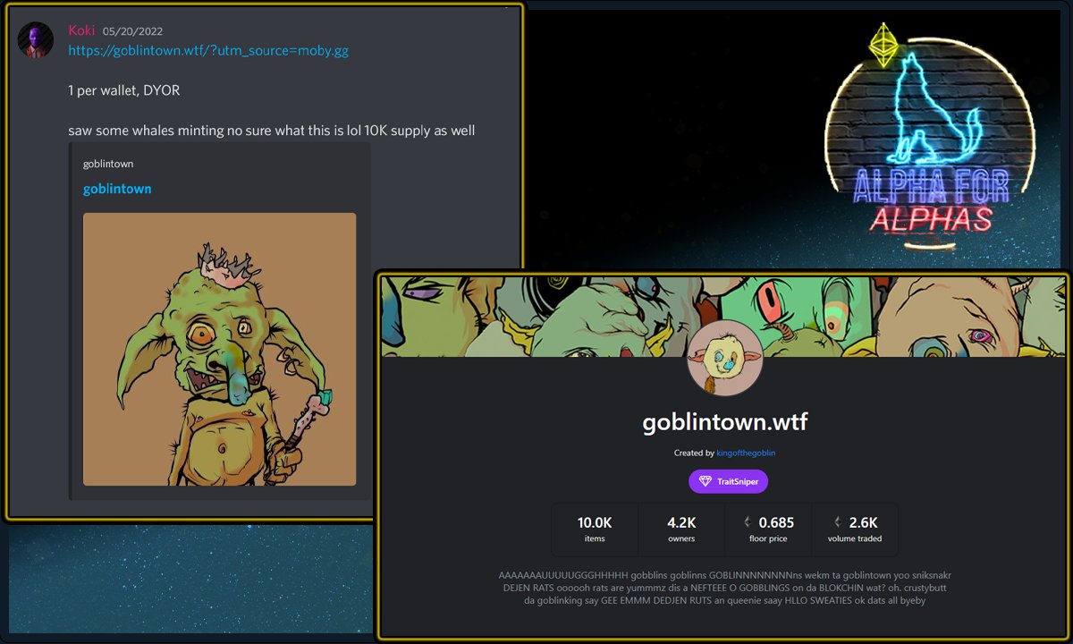 <a href="/goblintownwtf/">goblintown.wtf</a> 

degen call turned into play of the month...

WE EAT AT AFA!😈😈😈