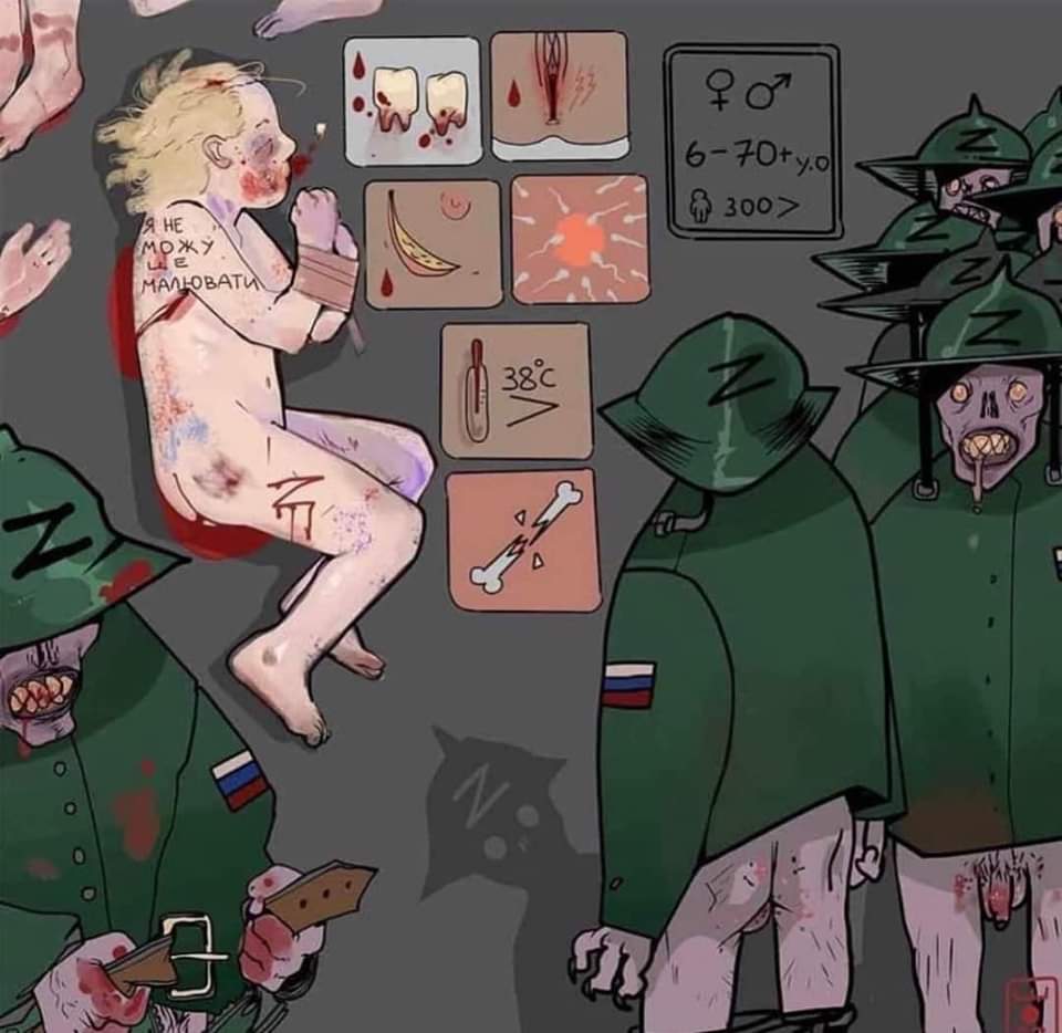 syniy_kit's tweet photo. (c) "Я хочу, щоб це бачили всі! 
Автор @abrikos_abrikosovy #stoprussia #ukraine https://t.co/0JWZ3QVXI2