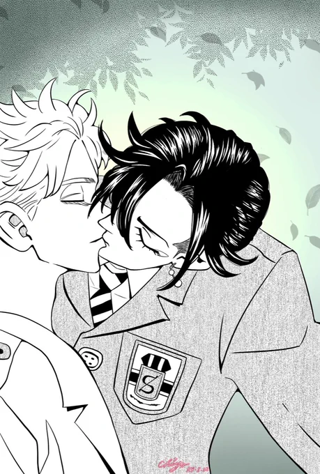 今日はキスの日って聞いて
真っ先に出てきたのが
このシーンだった、、❤

#キスの日 
#東卍FA 
#ココイヌ 
