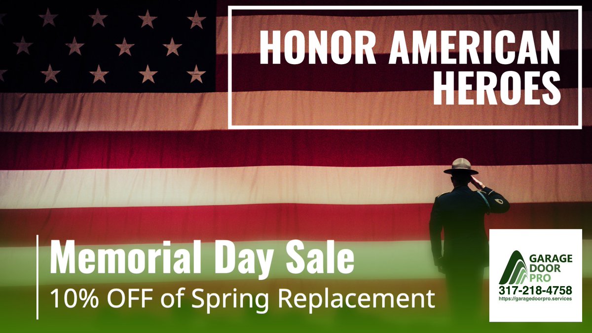 Garage Door Pro LLC on #Google local.google.com/place?id=82415… 

Being US Navy Veteran and Garage Door Pro LLC owner, I would like to extend my deepest respect and gratitude to American military members, present and past. This country owes you its glory.