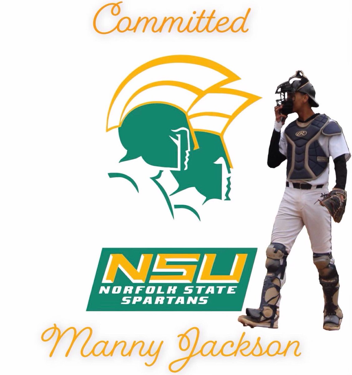 I am blessed to announce that I will be continuing my academic and athletic career at Norfolk State University.  I want to thank <a href="/Coach_OC/">Sean O'Connor</a> and the <a href="/Essex_Baseball_/">CCBC_Essex_Knights_Baseball</a> family for everything this season.  #JucoBandit #HBCU #D1
