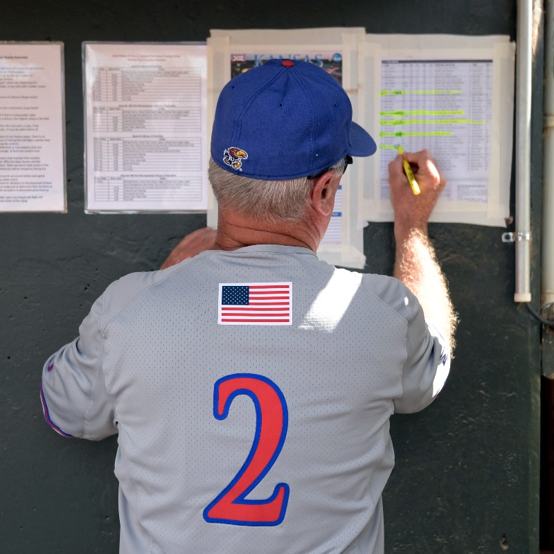 KUBaseball's tweet photo. 20 seasons
581 wins
109 all-conference selections
75 professional contracts signed
147 academic all-conference awards

Thank you, Skip.

#RockChalk