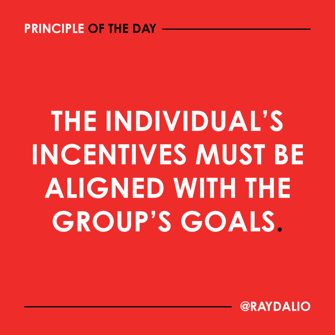 RayDalio's tweet photo. To give you a quick example of nature creating incentives that lead to individuals pursuing their own interests that result in the advancement of the whole, look at sex and natural selection. #principleoftheday (1/2) https://t.co/vCjPDhlsNp