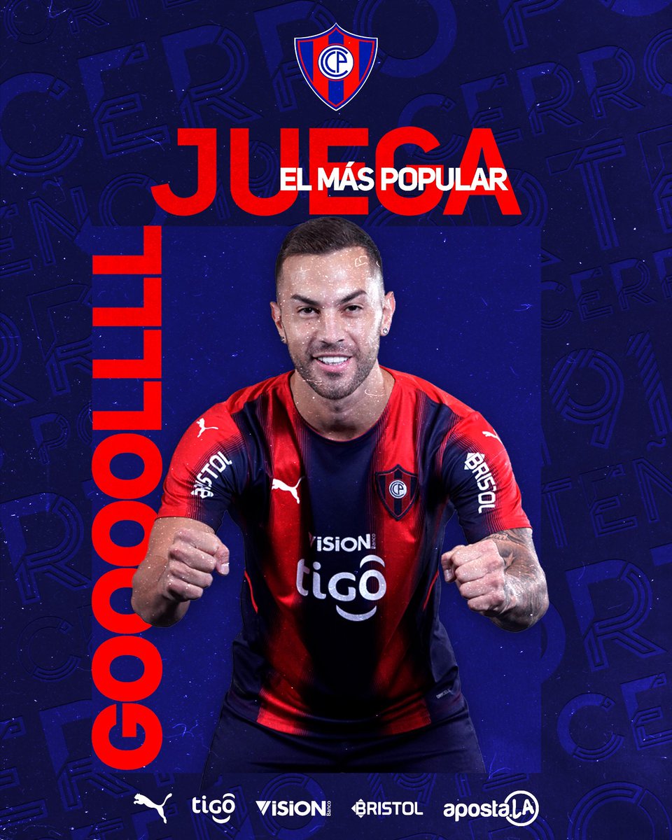 ¡GOOOOOOOOOOOOOOOOOOOOL!

Olimpia 0 - 2 CERRO PORTEÑO 

⏱: 42’ PT

#JuegaElMásPopular
#OLICCP