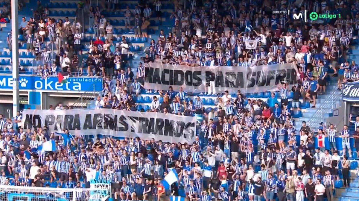 iosebaguerenu's tweet photo. Una frase demoledora pero muy acertada. “Nacimos para sufrir pero no para arrastrarnos”. Tres años arrastrándonos son muchos años … https://t.co/xevgmNFRrK
