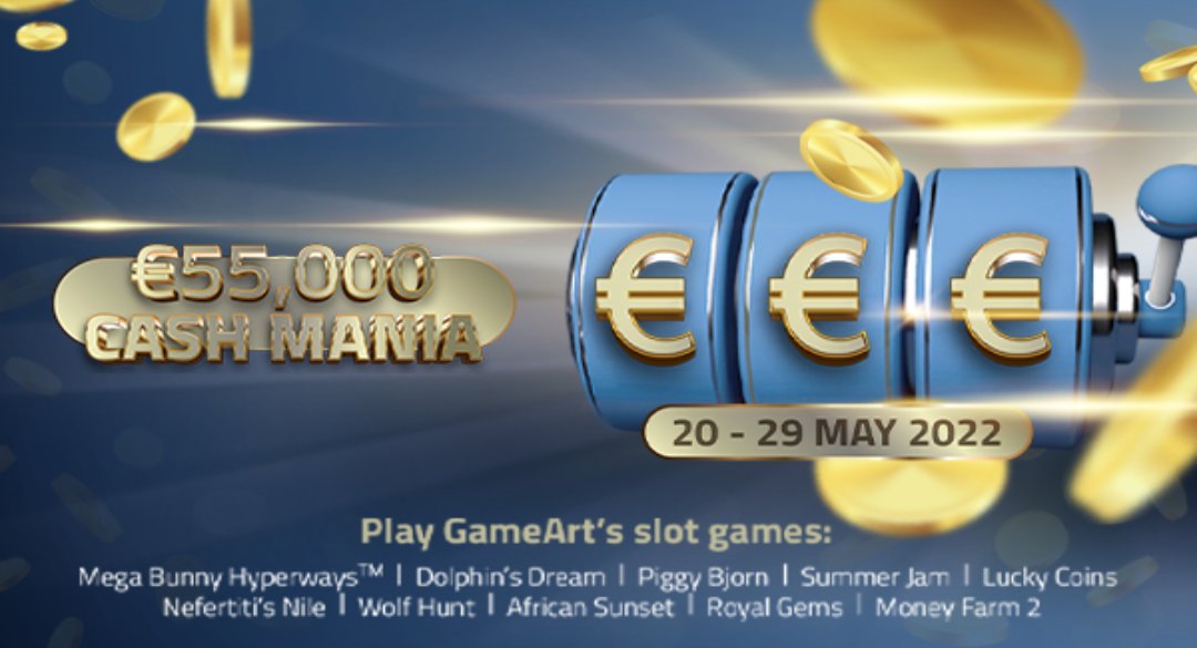 BitlucyOfficial's tweet photo. GameArtβs 55K Cash Mania on #Bitlucy!
PRIZE POOL β¬55,000!!!
Details >>> https://t.co/Y8Zw150nuD https://t.co/UcigpWOsCC