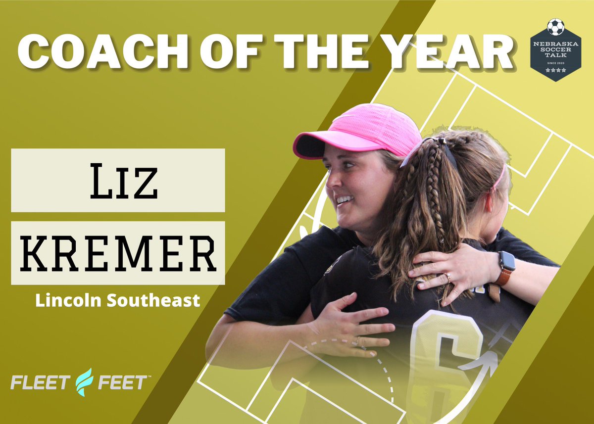 nebraska_talk's tweet photo. ⚽️ 𝐍𝐞𝐛𝐫𝐚𝐬𝐤𝐚 𝐒𝐨𝐜𝐜𝐞𝐫 𝐓𝐚𝐥𝐤’𝐬 ⚽️

🏅 Girls Soccer Coach of the Year 🏅

👟 𝑺𝒑𝒐𝒏𝒔𝒐𝒓𝒆𝒅 𝒃𝒚 𝑭𝒍𝒆𝒆𝒕 𝑭𝒆𝒆𝒕 👟

➡️ Lincoln City Champions

➡️ District Championship

➡️ State Final Finish, 16-2 record

⚔️ Liz Kremer ⚔️

#nebpreps #neprepsoccer https://t.co/GsKsHJYN3w