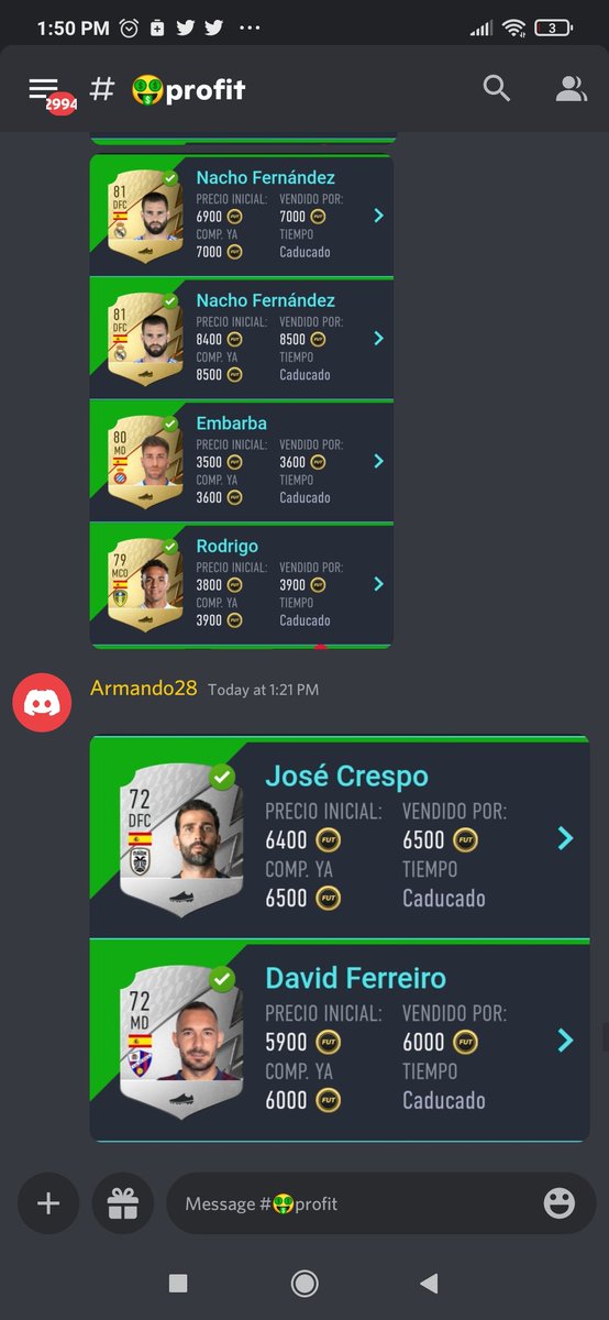 Roger_Carvi's tweet photo. SORTEO 1 ENTRADA AL GRUPO VIP PREMIUM!!! 🚨🚨🚨

REQUISITOS:

- Seguir a @EssntialsGaming y a mi
- RT
- Like
- Etiqueta a un amigo que ocupe los tradeos

Tienen 1 día completo mañana doy el ganador.

Si te saltas 1 paso ya no participas.

Dejo algunas ventas de hoy 🤑🤤🔽🔽🔽 https://t.co/iZiT2Nnd96
