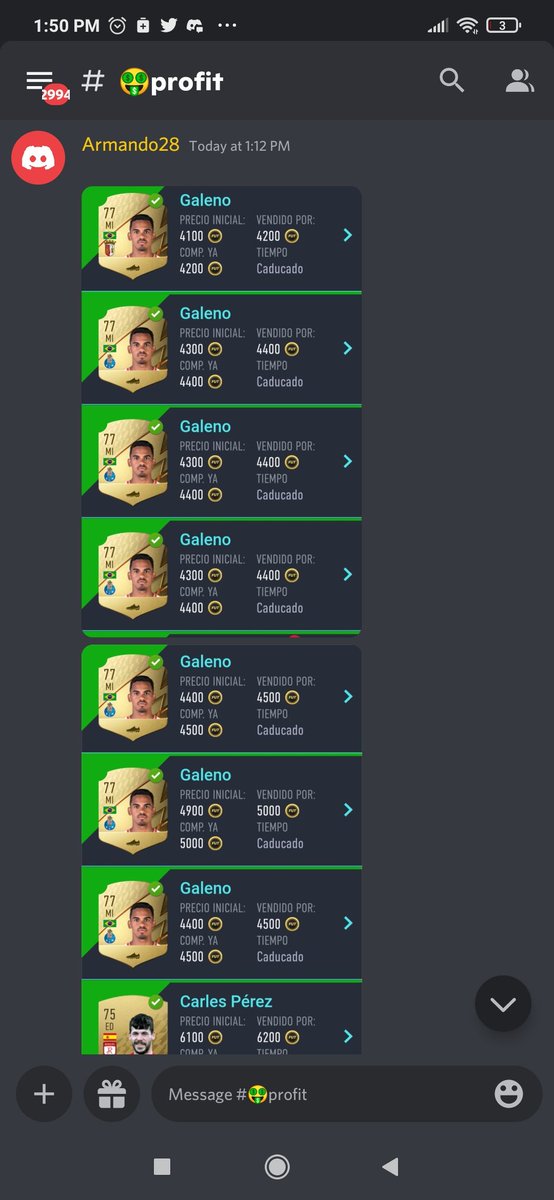 SORTEO 1 ENTRADA AL GRUPO VIP PREMIUM!!! 🚨🚨🚨

REQUISITOS:

- Seguir a <a href="/EssntialsGaming/">Essentials Gaming</a> y a mi
- RT
- Like
- Etiqueta a un amigo que ocupe los tradeos

Tienen 1 día completo mañana doy el ganador.

Si te saltas 1 paso ya no participas.

Dejo algunas ventas de hoy 🤑🤤🔽🔽🔽