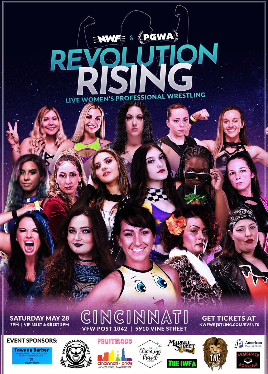 H2Owens's tweet photo. Super busy but #EXCITING week coming up!!
🏳️🌈 #PrideNight at the Fields @RivercitySB
😺 @BobsBurgersFOX Trivia with Cats! @purrfectdaycafecov
🍔 #bobsburgersmovie
🤼♀️ @nwfwrestling & #PGWA: #RevolutionRising
Come see me Tues or Sat. @cincinnatipride will be there. I'll be refn! https://t.co/oGEEZdMmpS