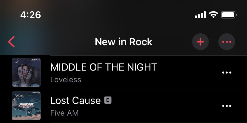 FiveAMIL's tweet image. Chillin w @thisisloveless on @AppleMusic’s New in Rock playlist