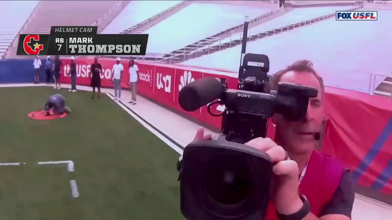 USFL on Twitter "🎥🏈 InMarkWeTrust is bringing all the Helmet Cam TD
