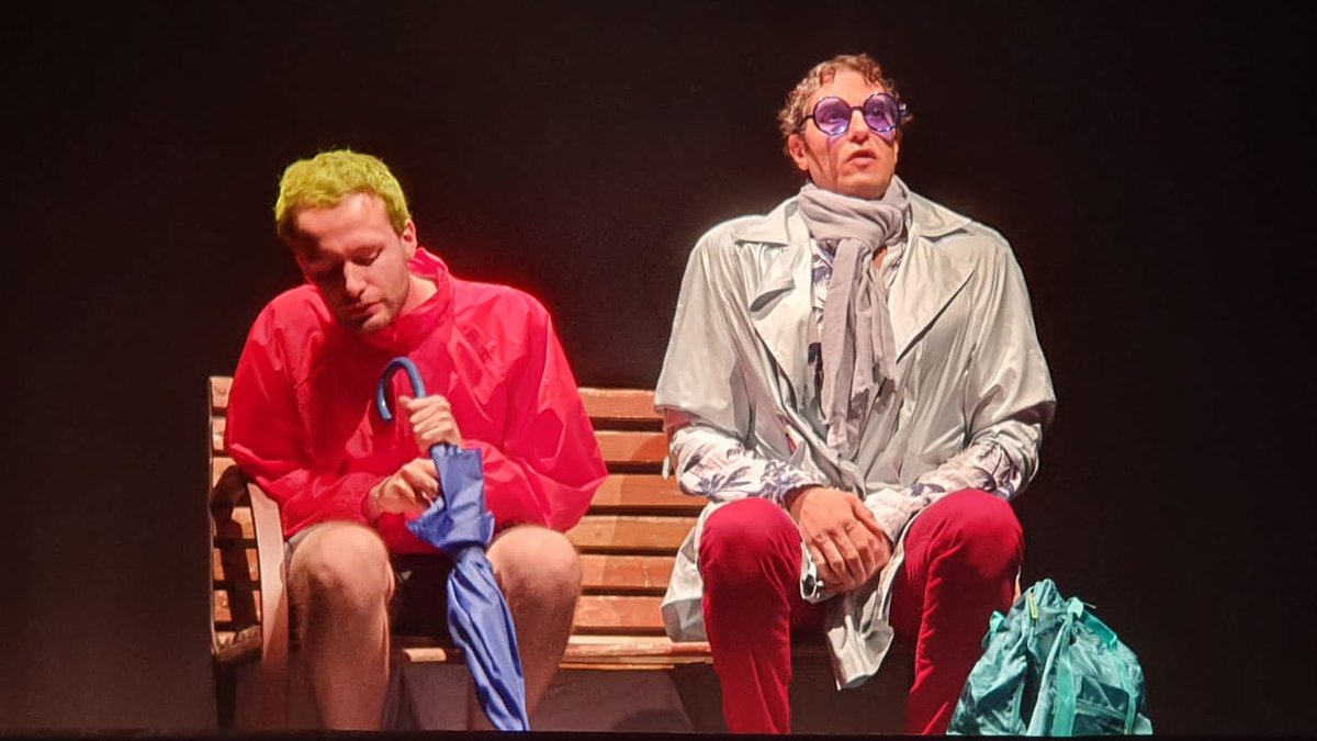 vcndio's tweet photo. Pictures from my theatrical debut in a stage play by Paolo Di Nita, "Due Chiacchiere". I played Arthur, a mental guy looking for company in a park. The responce from the audience was so heartwarming, I feel blessed! 🥰 https://t.co/3TPEIwqQFH