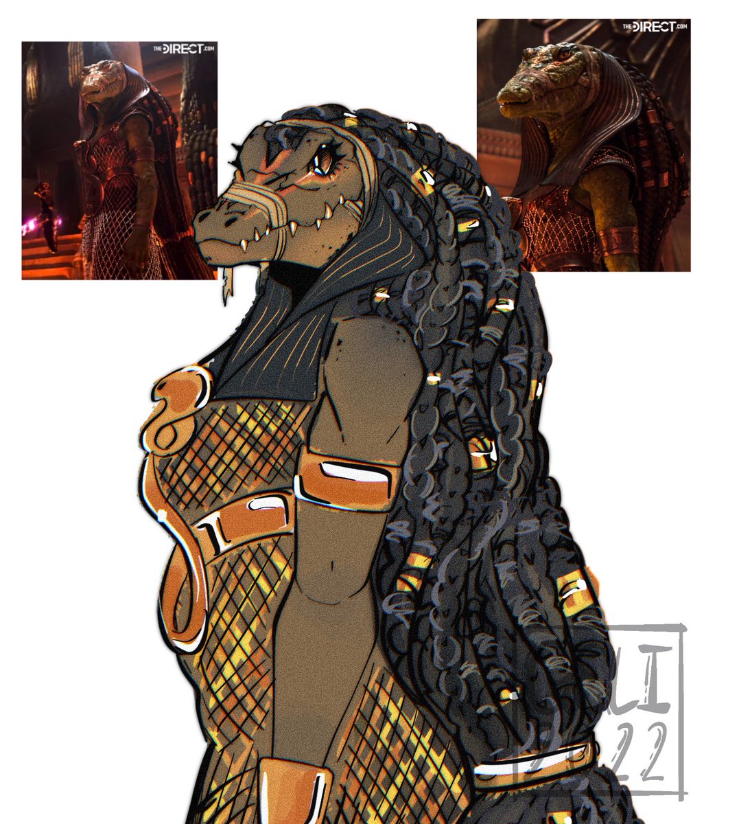 gelixtang's tweet photo. Ammit 😩🫶🏽🐊✨

#moonknightfanart #ammit #moonknight #MoonKnightEp6 #moonknightfinale #moonknightammit https://t.co/zGvHsi2Rn0