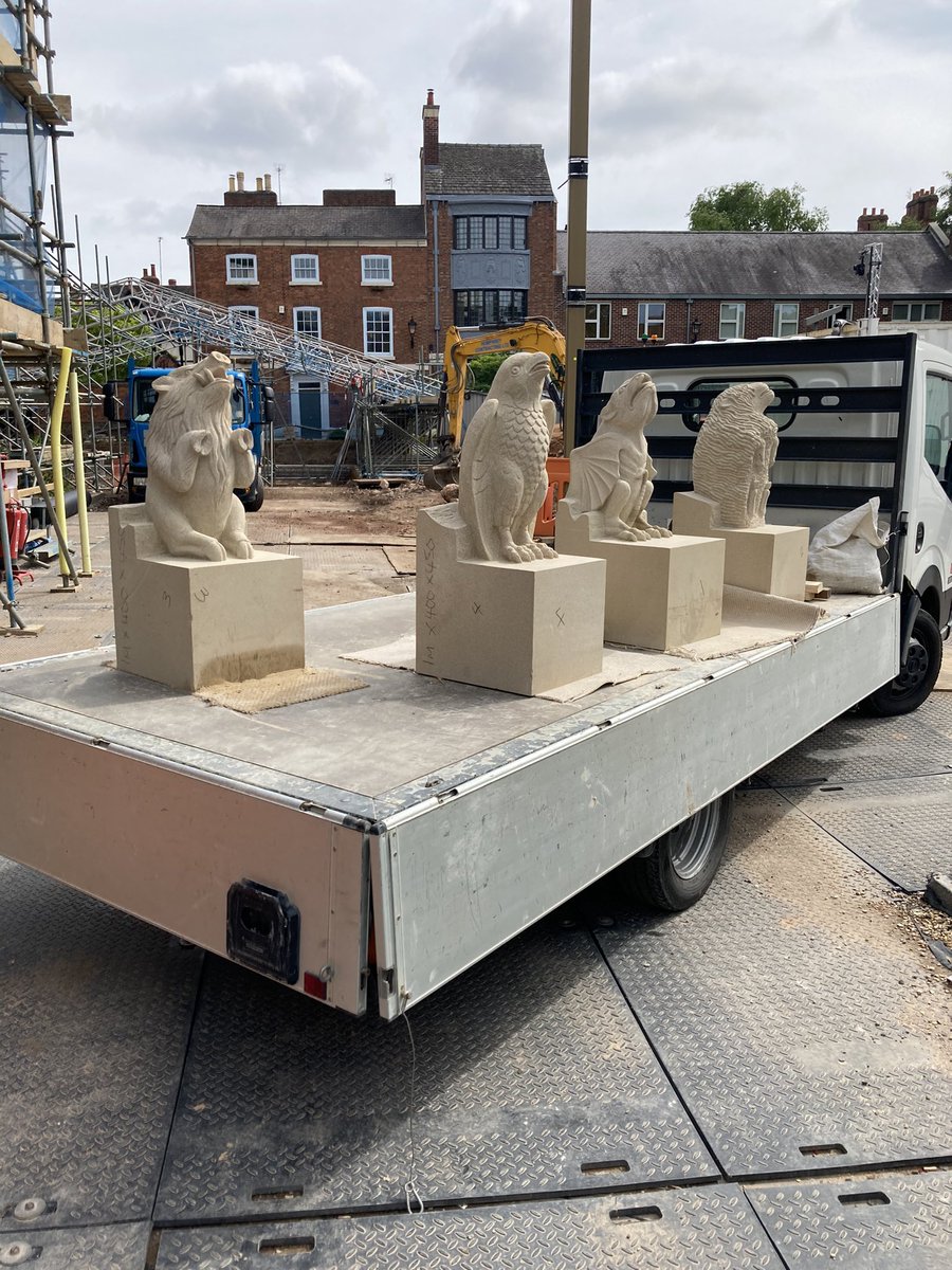 AlNecchi's tweet photo. Just finished stone carvings ready to be fixed Leicester cathedral https://t.co/WJ2wT73tiK