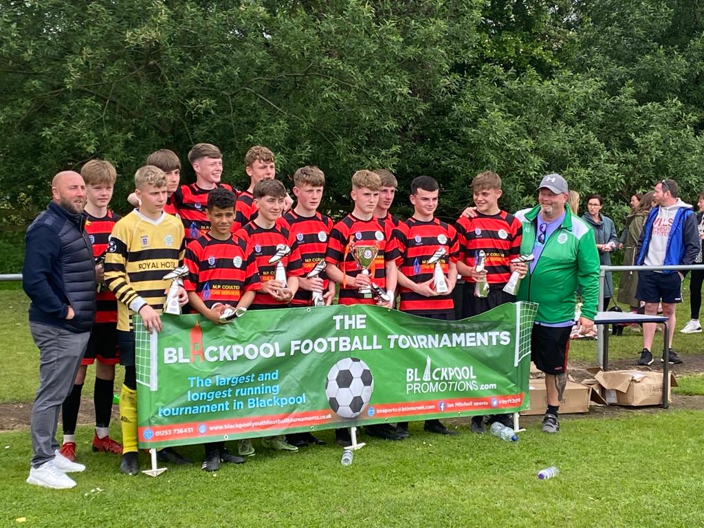 Well done the U15 Greens on winning the Blackpool 2 day Tournament, some excellent football on view.