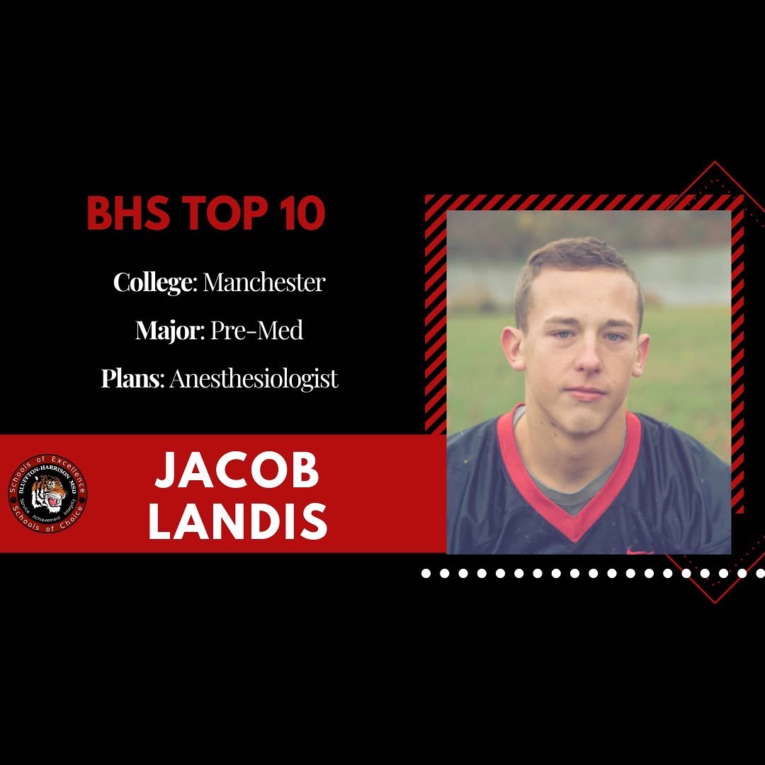 BHMSDnews's tweet image. We are highlighting this year's Top 10 Students at BHS. Today we celebrate Jacob Landis, Ryleigh Johnson, and Chase Gibson