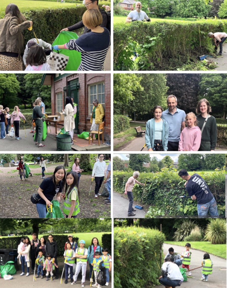 ThkTogether's tweet photo. Great to see so many people helping to Clean Up Stamford Park, litter picking and gardening with  @StamfordPark, THK Together and @CFC_Alty. 
Come on @TraffordCouncil find and look after this Grade 2 public park!  #altrincham #community  #park #tidyuptrafford https://t.co/tWc72ppEUH
