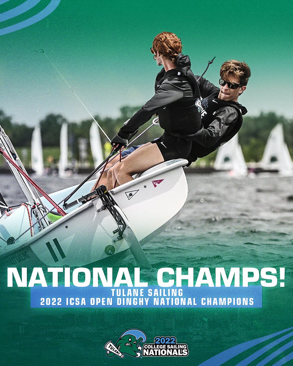 🏆🏆 𝐍𝐀𝐓𝐈𝐎𝐍𝐀𝐋 𝐂𝐇𝐀𝐌𝐏𝐒! 🏆🏆

An unbelievable finish on our home water of Lake Pontchartrain clinches a national title for the Green Wave! #RollWave