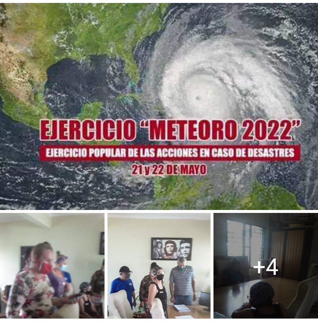 Ejercicio Meteoro 2022 en la UEB de Morón, impartiendo clases prácticas y teóricas.
#PreparadosYAlertas