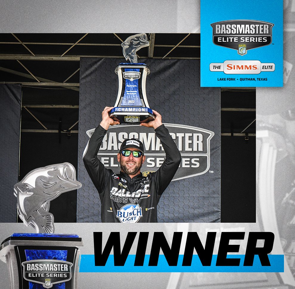 bassmaster's tweet image. #LeeLivesay does it again! Winning the @simmsfishing Bassmaster Elite at Lake Fork with an astounding 113 pounds, 13 ounces! 
#Bassmaster #BASSElite #LakeFork #SimmsFishing 

bassmaster.com/elite/news/liv…
simmsfishing.com/pages/pro-even…
