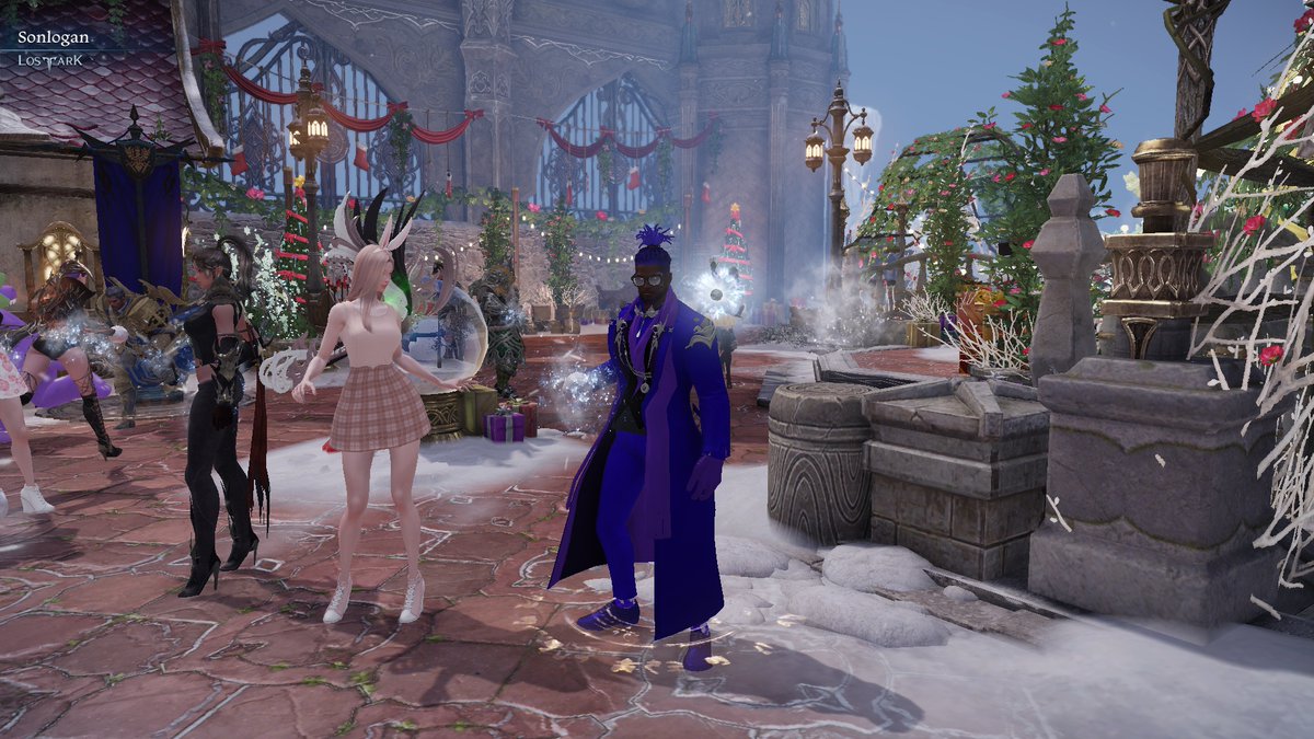 SonLogan202's tweet photo. While Logan enjoys a snowball fight, Kirsio wakes up to go on her scheduled jungle tour, enjoying a leisurely stroll with her tour guide... 😜
#lostark #regulus @playlostark  #mmorpg #mmo #npc #lostarkonline #arkesia #loganslore https://t.co/hCGaZEd5i5
