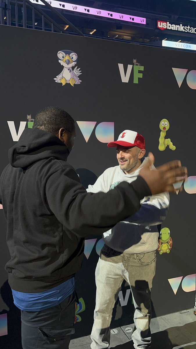 WDavis85's tweet photo. @garyvee @veefriends @veecon @Eco1Rose Gary Vee’s reaction to seeing my Very Very Very Very Lucky Black Cat Veefriends hoodie made my weekend!!! Thank you @garyvee!  #vvvvluckyblackcat #vvvvlbc #veecon #veefriends https://t.co/REeOzyIeey