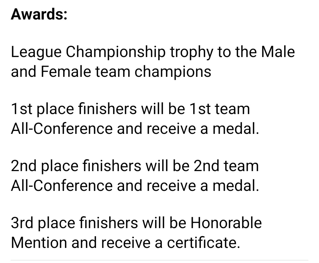 Info for the last Conference Meet