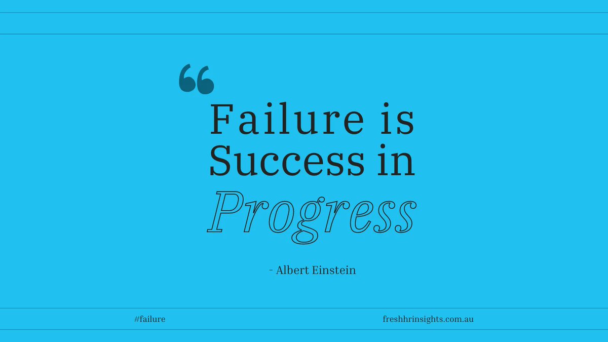 FreshHRinsights's tweet image. #makingprogress
#failureisprogress