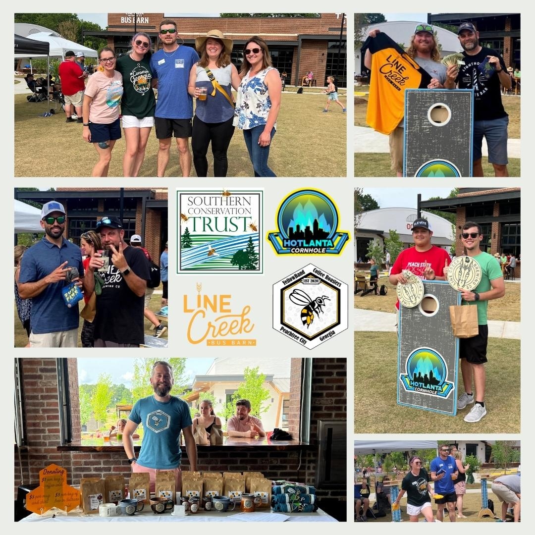sctlandtrust's tweet photo. Thank you to everyone who came out to our first-ever Brews for Bees Cornhole Tournament and Fundraiser yesterday! 🐝

Couldn't make it, but want to donate to the cause? Click the link below!
https://t.co/hEH8TthowH https://t.co/VhKVtbd9tp