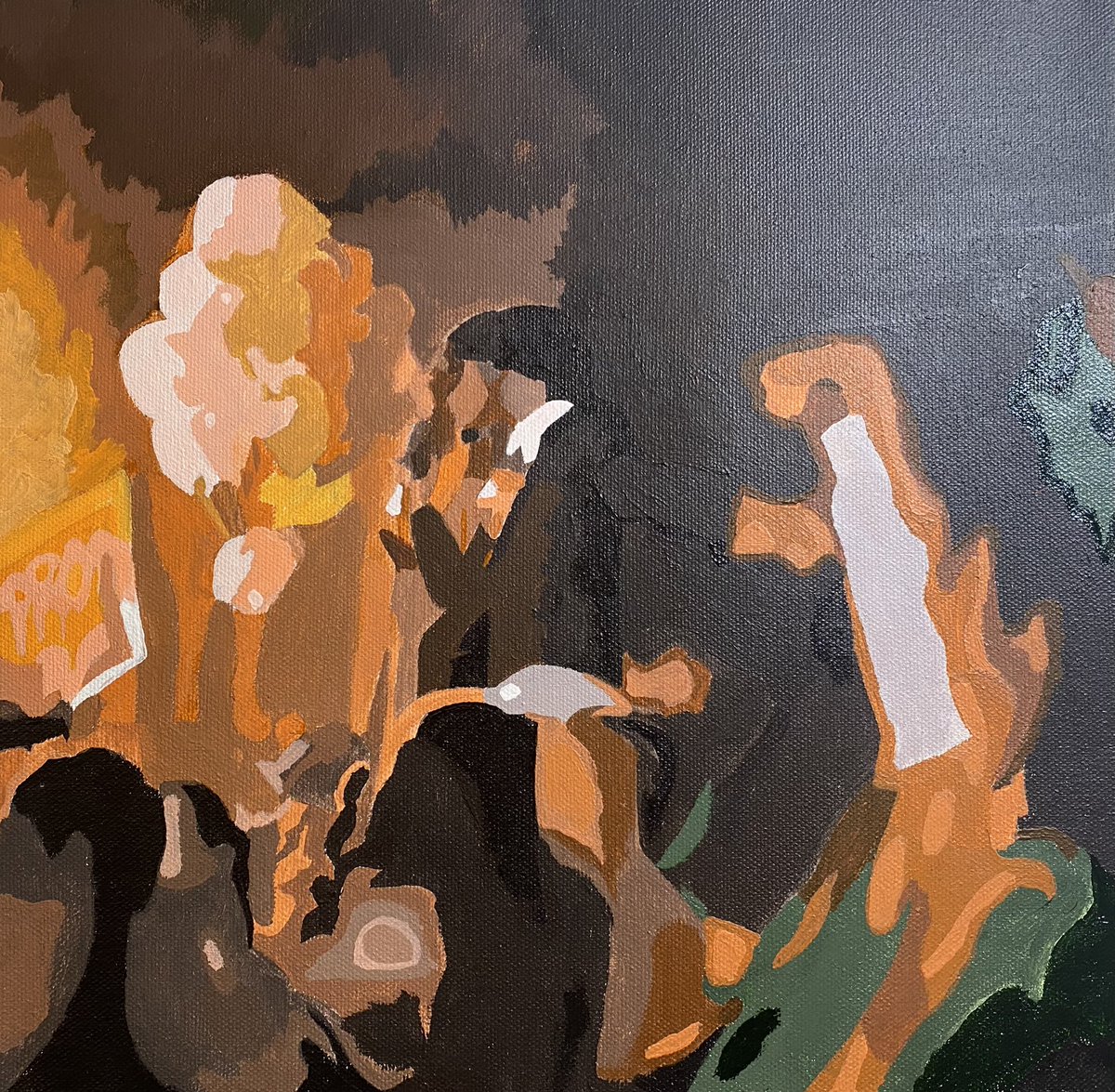 kekoaart's tweet photo. Alone At Prom painting. @torylanez https://t.co/HnomQU6AKk