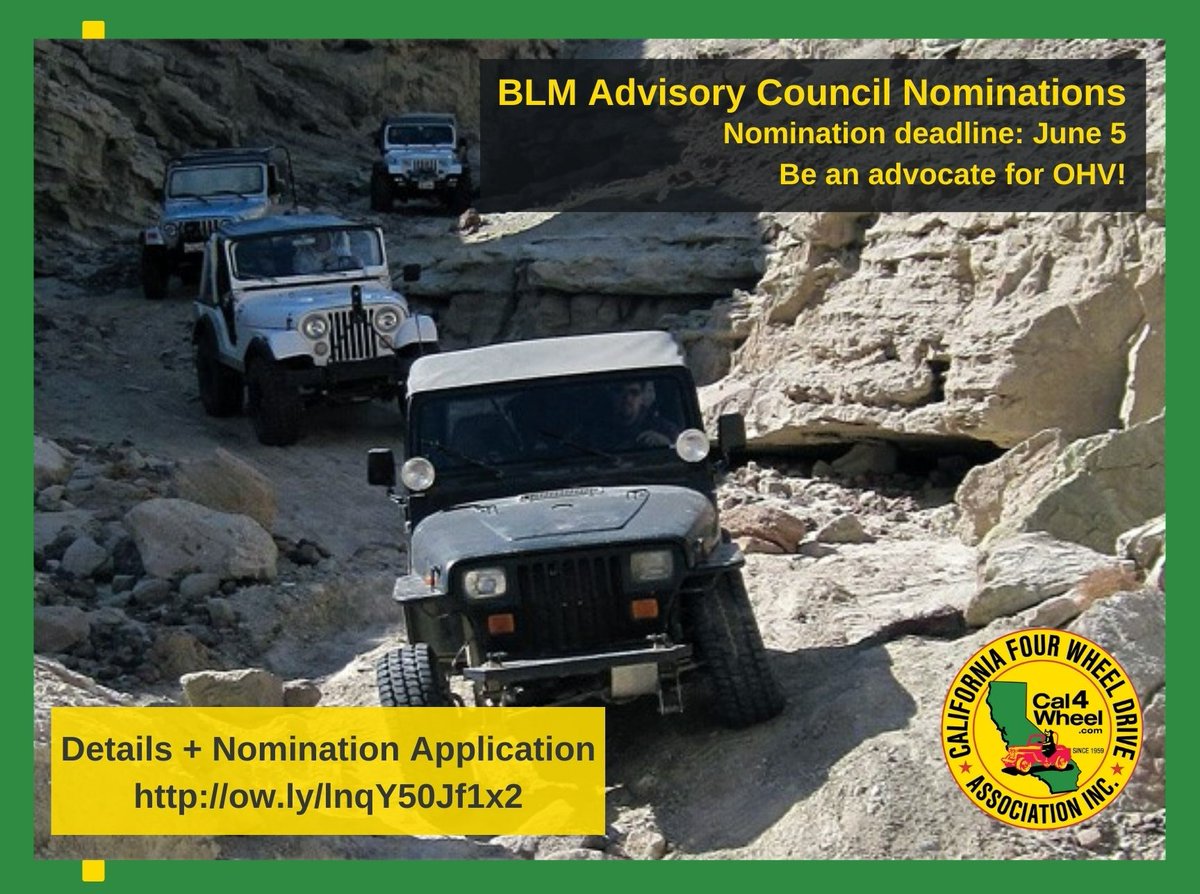 California Four Wheel Drive Association, Inc. tweet media