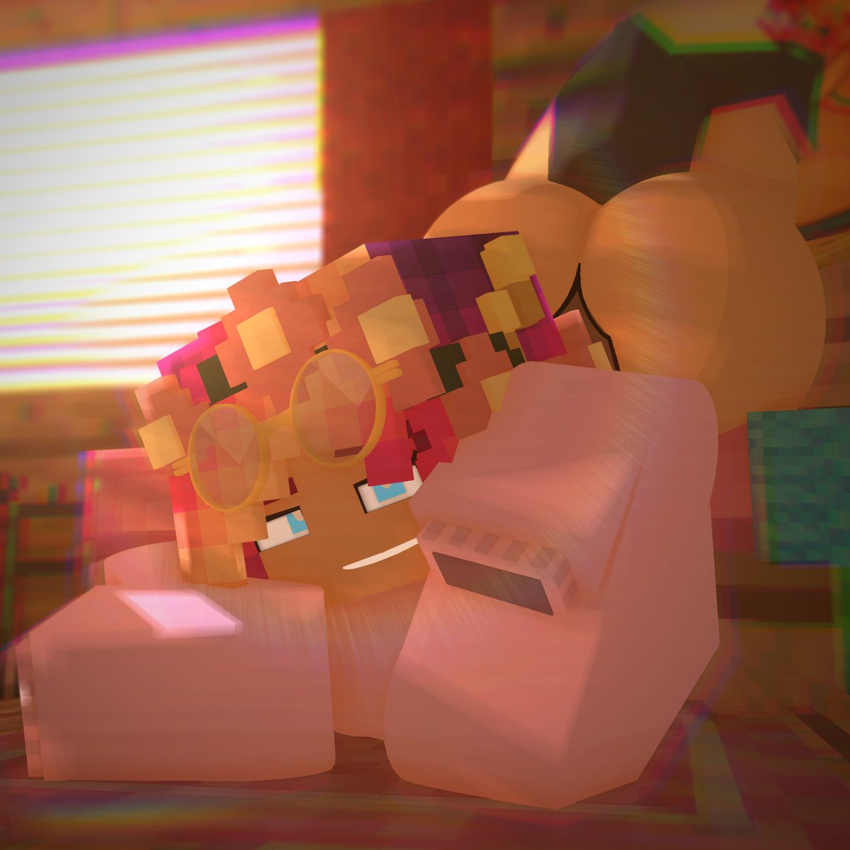 Cuteskyler's provocative swimsuit photoshoot in Minecraft